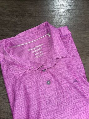 Tommy Bahama IslandZone Men's Sz 2XL Fushcia Polo Shirt